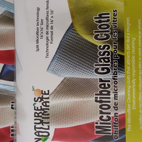 Microfiber Glass Cleaning Cloth by Nature's Ultimate - Picture 2 of 4